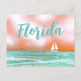Zeilen in Florida Briefkaart