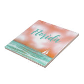 Zeilen in Florida Tegeltje (Zijkant)