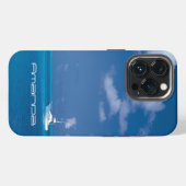 Zeilen in het Blauw iPhone Hoesje (Achterkant horizontaal)