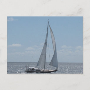 Zeilen in het Caribisch gebied Briefkaart