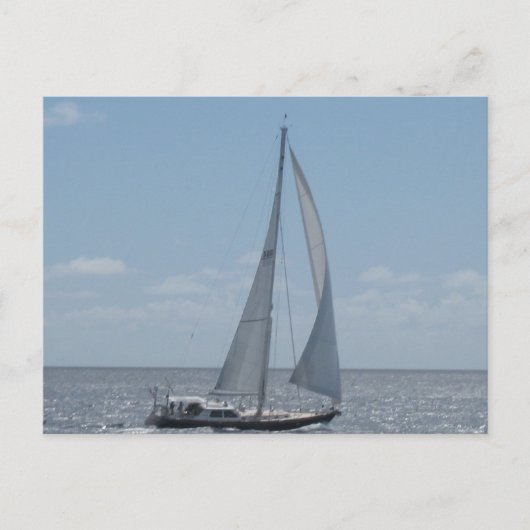 Zeilen in het Caribisch gebied Briefkaart (Voorkant)
