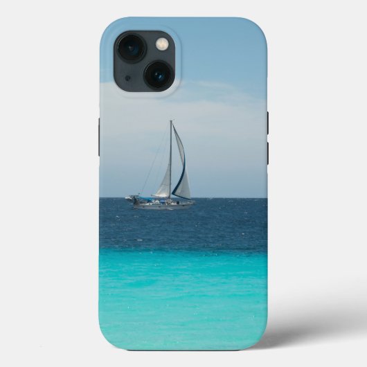 Zeilen in het Caribisch Zee #1 #ocean #wall #art Case-Mate iPhone Case (Achterkant)