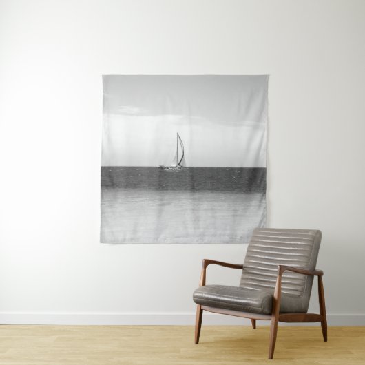 Zeilen in het Caribisch Zee 2 #art #travel Wandkleed (In situ)