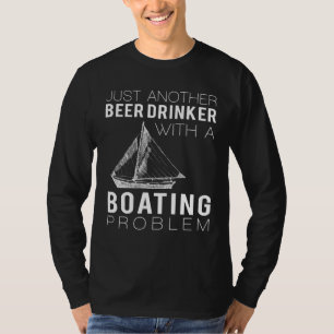 Zeilen in het lachen: gewoon een andere bierdrinke t-shirt