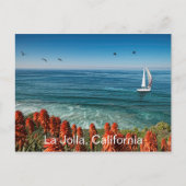 Zeilen in La Jolla Briefkaart (Voorkant)