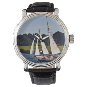 Zeilen in Newport, Rhode Island, VS Horloge