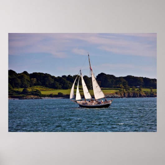 Zeilen in Newport, Rhode Island, VS Poster (Voorkant)