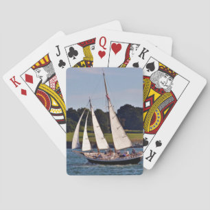 Zeilen in Newport, Rhode Island, VS Speelkaarten
