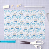 Zeilen in Summer Bliss:  Schepen en Blauw Tissuepapier (Craft)