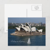 Zeilen in Sydney Briefkaart (Voorkant / Achterkant)