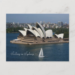 Zeilen in Sydney Briefkaart