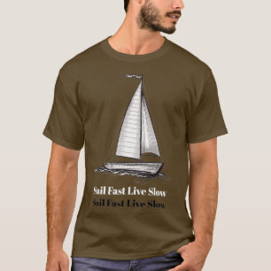 zeilen is langzaam t-shirt