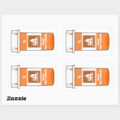 Zeilen is mijn medicijn rechthoekige sticker (Vel)