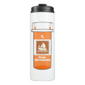 Zeilen is mijn medicijn thermosbeker (Voorkant)