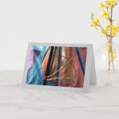 "Zeilen " Kaart (Gele Bloem)