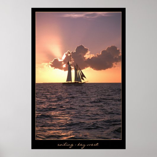 Zeilen - Key West Poster (Voorkant)