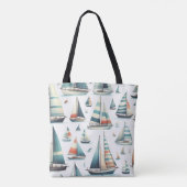 Zeilen Maar Weg Tote Bag (Achterkant)