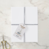 Zeilen maar Zeilboot Sfeervol Geboortegeschenk Tag Cadeaulabel (Met Touw)