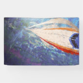 Zeilen met dolfijnen spandoek (Horizontaal)