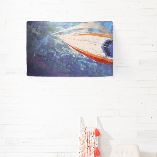 Zeilen met dolfijnen spandoek (Insitu)