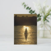 Zeilen met een schaduw briefkaart (Staand voorkant)