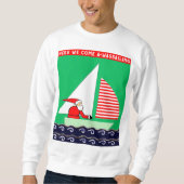 Zeilen met Kerstmis Trui (Voorkant)