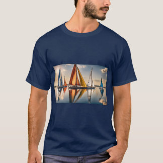 Zeilen met mijn vrienden t-shirt