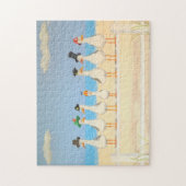 Zeilen met Petten Legpuzzel (Verticaal)