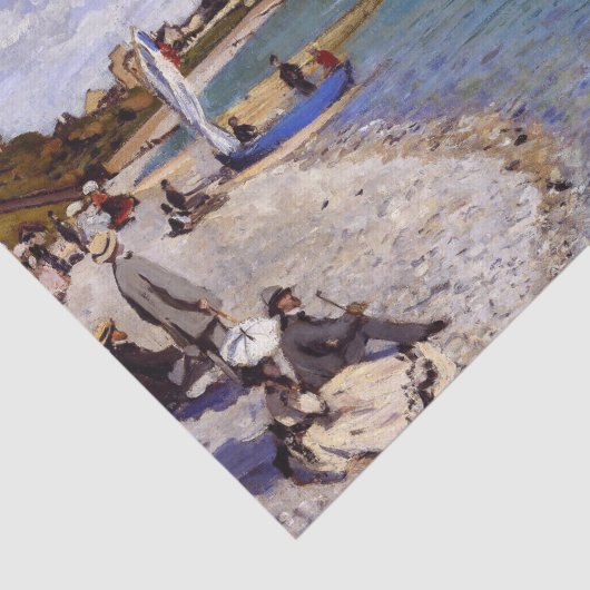 Zeilen met zeilboten in de Oostzee Tissuepapier (Detail)