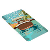 zeilen naar Cannes Vintage Reisposter Magneet (Rechterzijde)