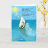 Zeilen, naar degenen die de kaart hebben doorgegev (Gele Bloem)