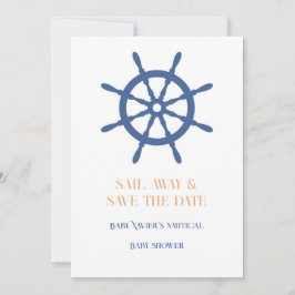 Zeilen Naar Zee Minimalistische Strand Save The Date