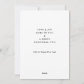 Zeilen Nautische Kerstmis Feestdagenkaart (Achterkant)