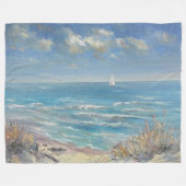 Zeilen op 3 -maten fleece deken (Voorkant (Horizontaal))