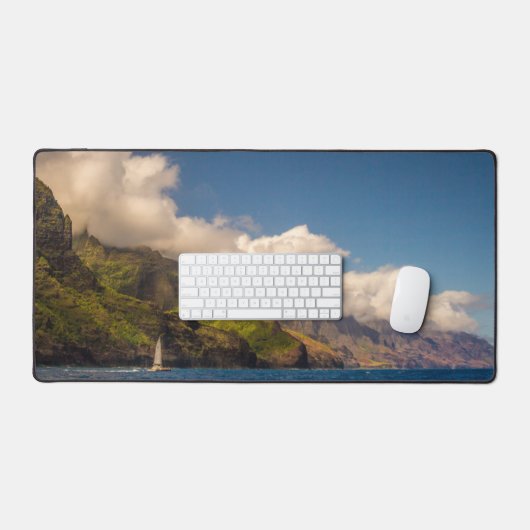 Zeilen op de Kustlijn Desk Mat (Keyboard & Muis)