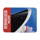 Zeilen op de Middellandse Zee Magneet (Horizontaal)