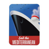 Zeilen op de Middellandse Zee Magneet (Verticaal)