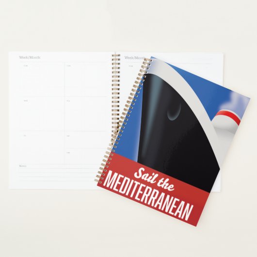 Zeilen op de Middellandse Zee Planner (Display)