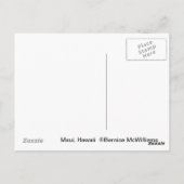 Zeilen op Hawaii I Briefkaart (Achterkant)