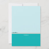 Zeilen op het meer kaart (Achterkant)