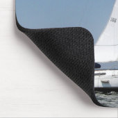 Zeilen op het meer van Pontchartrain Mousepad Muismat (Hoek)