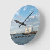Zeilen op het Ontariomeer Ronde klok (Hoek)