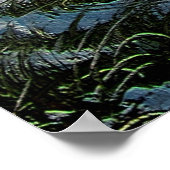 Zeilen op het strand poster (Hoek)