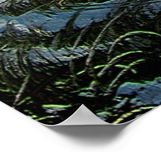 Zeilen op het strand poster (Hoek)