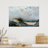 Zeilen op het strand poster (Keuken)
