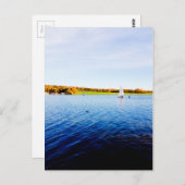 Zeilen op Rother Valley Briefkaart (Voorkant / Achterkant)