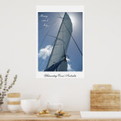 Zeilen op Whitsunday Coast, Australië Poster (Keuken)