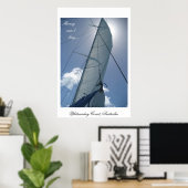Zeilen op Whitsunday Coast, Australië Poster (Thuiskantoor)