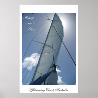Zeilen op Whitsunday Coast, Australië Poster
