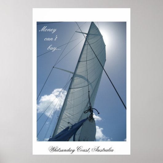 Zeilen op Whitsunday Coast, Australië Poster (Voorkant)